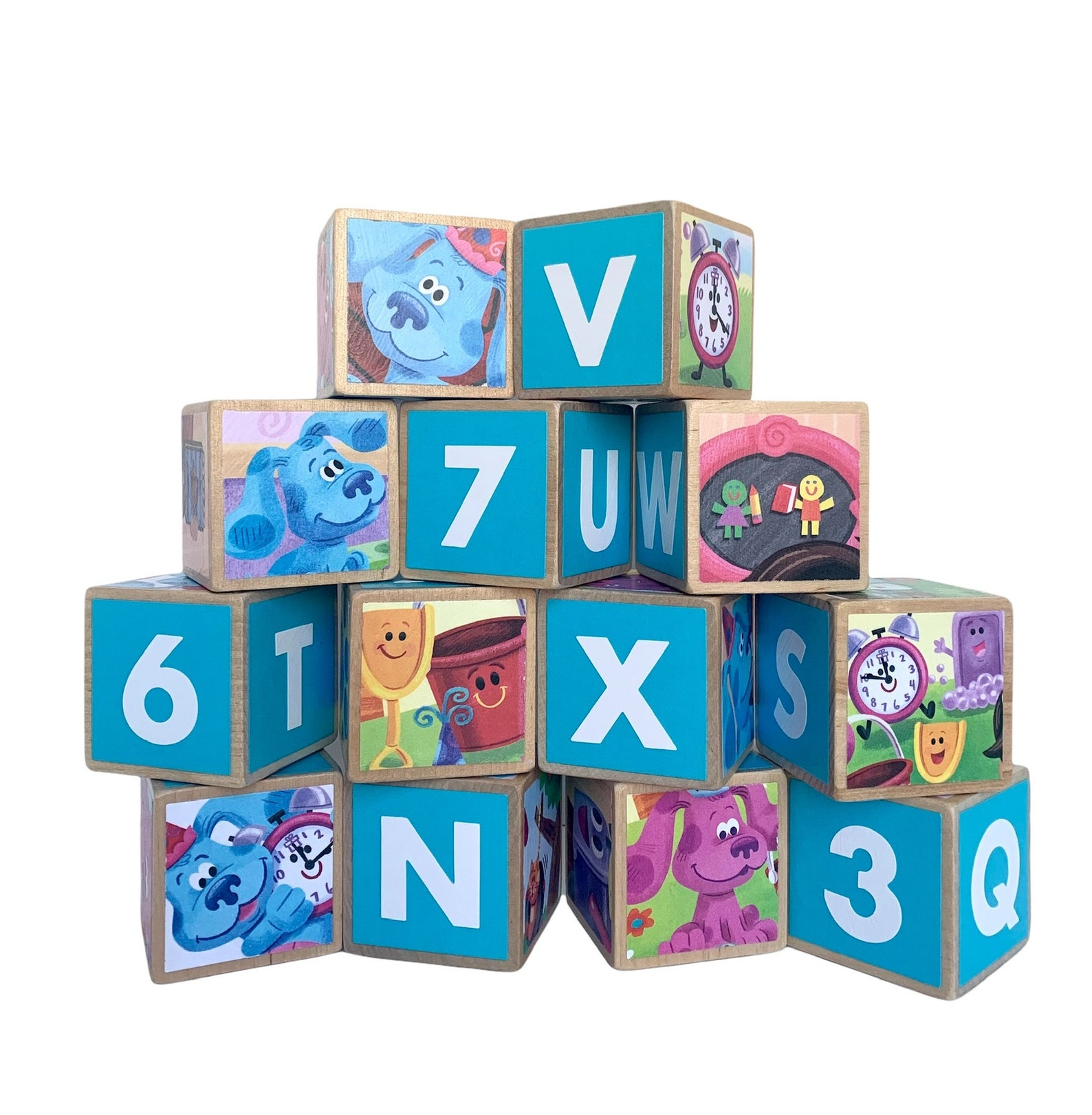 Blues Clues Building Blocks Blues Clues Birthday Bluess Etsy Canada