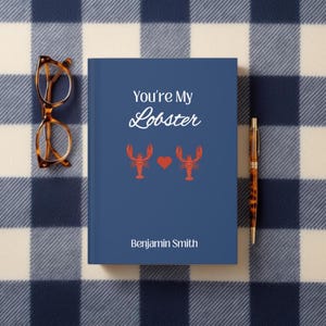 Diario de pareja personalizado "Eres mi langosta", carta de amor para el cónyuge, cuaderno de recuerdos para reflexionar sobre la relación, regalo de aniversario