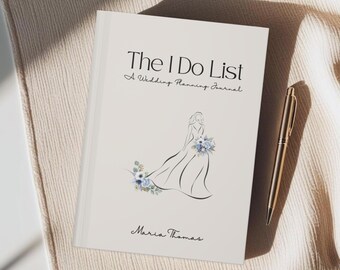 Wedding Planning Personalized Journal for Bride to Be Gift for Engagement Present for Best Friend Bridal Shower Keepsake To Do List Notebook
