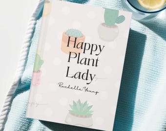 Dziennik ogrodniczy Spersonalizowany prezent dla miłośnika roślin Dziennik wzrostu i pielęgnacji ogrodu dla początkujących ogrodników Notatnik do śledzenia sadzenia roślin