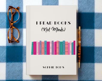 Lesetagebuch, personalisiertes Geschenk für Buchliebhaber des Lesetagebuchs, Notizbuch für Buchbesprechung, individuelles Buchgeschenk für Freund, Geburtstag, Buchclub