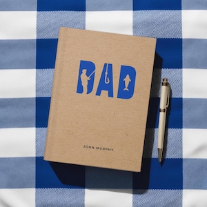 Diario para papá, cuaderno de pesca personalizado para el Día del Padre, regalo personalizado para él, regalo de pasatiempo para papá, idea de regalo de cumpleaños para papá, cuaderno de notas