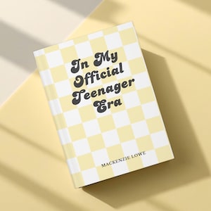 Diario personalizado para adolescentes, cuaderno oficial de mi adolescencia, regalo para hija, diario para niñas preadolescentes, recuerdo de escritura creativa