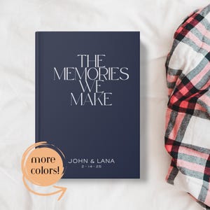 Diario de pareja personalizado, carta de amor para el cónyuge, historia de amor, cuaderno de recuerdos para la reflexión sobre la relación, regalo para aniversario