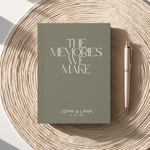 Personalized Couple Journal Love Letter to Spouse Love Story Memory Keepsake Notebook for Relationship Reflection Gift for Anniversary