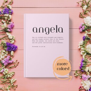 Prayer Journal Personalized Faith Gift Bible Study Note Christian Reflection Scripture Notebook Daily Devotional Diary Christian Women Gift