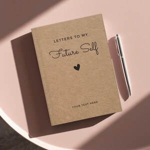 Diario de autocuidado, cuaderno inspirador personalizado, diario de reflexión diaria, regalo motivacional para metas y crecimiento, libro para escribir cartas