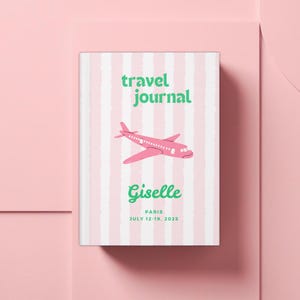 Carnet de voyage personnalisé, cadeau souvenir pour voyageur du monde, cadeau pour amoureux de l'aventure, carnet de notes, agenda preppy pour ami