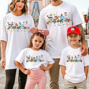 Toy Story Family Matching Shirt, Disney Custom Mama Dada Sweatshirt, Woody Kids Sweater, Jessie Mother's Day Gift Tee, Disneyland Trip Tee