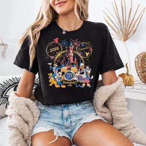 Custom Disneyland 70th Anniversary Shirt, Disneyland Est. 1955 Shirt, Disneyland Magical Castle Shirt, Mickey And Friends 70th Years Shirt