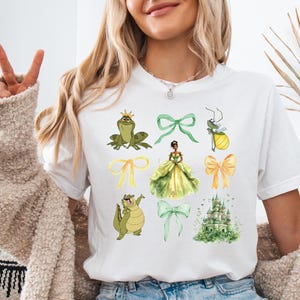 Prinzessin Tiana Coquette Shirt, Disney Tiana und The Frog T-Shirt, Prinzessin Girls Trip Sweatshirt, Disneyland Urlaub T-Shirt, Lost Princess Tee