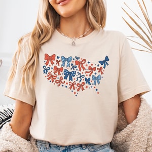 Coquette America Map Shirt, USA Silhouette T-Shirt, Coquette Bow America 4. Juli Hoodie, Coquette USA Map Bögen T-Shirt, American Girl Tees