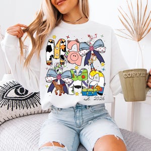 Toy Story Mama Shirt, Disney Mama Est 2026 Sweatshirt, Mother's Day Gift Tee, Woody Buzz Jessie Mom Sweater, Disneyland Family Trip Tee