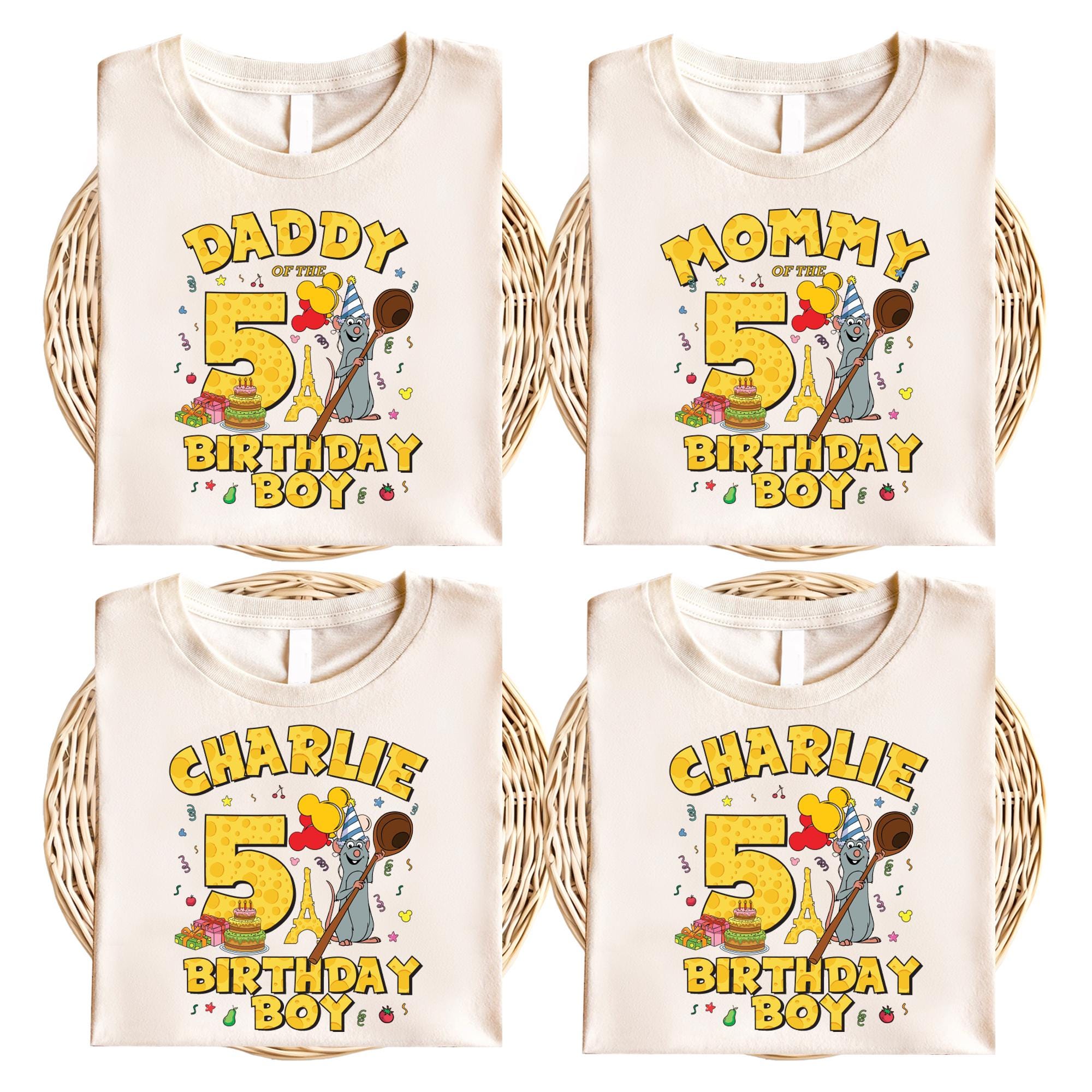 Disney Ratatouille Birthday Boy Sweatshirt, Custom Little Chef Remy Hoodie, Disney Birthday Crew Shirt, Disneyland Family Vacation T-shirt