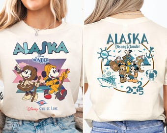 Disney Alaska Cruise Line Shirt, Mickey & Minnie Wonder Cruise Trip Shirt, Disney Family Trip Sweatshirt, Disneyland Matching Cruise Shirt