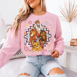 Retro 90's Lion Kİng Sweatshirt, Disney Animal Kingdom Shirt, Hakuna Matata Matching Sweater, Timon Pumbaa Nala Toddler Tee, Disneyland Trip