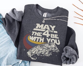 Star Wars Day-sweatshirt, May The Fourth Be With You hoodie, Millennium Falcon-shirt, Galaxy's Edge T-shirt, Disneyland Family Vacation-T-shirt