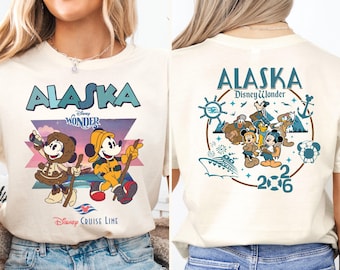 Disney Alaska Cruise Line Shirt, Mickey & Minnie Wonder Cruise Trip Shirt, Disney Family Trip Sweatshirt, Disneyland Matching Cruise Shirt