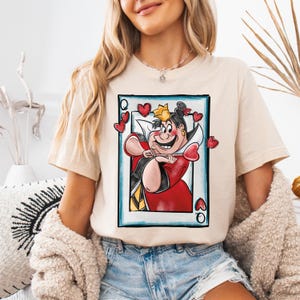 Disney Alice in Wonderland Queen of Hearts Shirt, Off With Their Heads T-shirt, Disney Girls Trip Hoodie, Disneyland Family Matching Gift