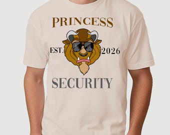 Disney Princess-beveiligingsshirt, Disney Dad-sweater, The Beast-beveiligingsshirt, Disney Fathers Day-T-shirt, bijpassende shirt papa-dochter,