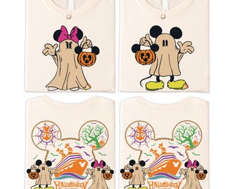 Halloween High On The Seas Cruise Shirt, Disney Mickey and Minnie Ghost Cruise Shirt, Halloween Cruise Tee, Disney Halloween Family Trip Tee