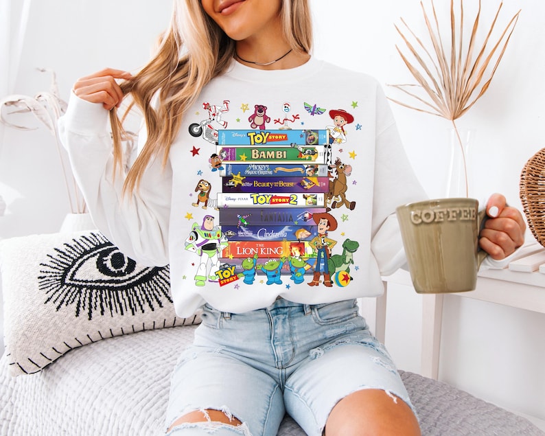 Disney All Characters Books Sweatshirt, Toy Sory And Lion King Library Shirt, Fantasy Bookish Club Sweater, Disneyworld Book Lover Gift Tee