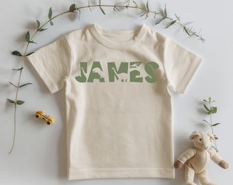 Chemise enfant dinosaure personnalisée, chemise amateur de dinosaures, t-shirt fête d'anniversaire dinosaure, chemise fête d'anniversaire, chemise fête d'anniversaire enfant