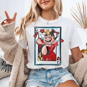 Disney Alice in Wonderland Queen of Hearts Shirt, Off With Their Heads T-shirt, Disney Girls Trip Hoodie, Disneyland Family Matching Gift