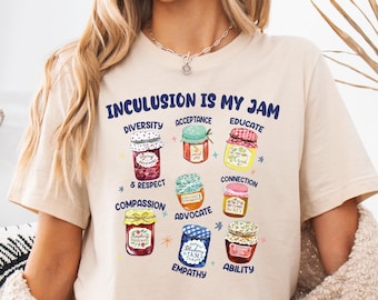 Inclusion Is My Jam Sweatshirt, Special Education Teacher Shirt, Neurodiversity Sweatshirt, Autism Awareness Hoodie, Inclusion Teacher Tees