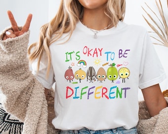 Autism Awareness Shirt, It's Ok To Be Different T-shirt, Positivity Vibe Sweatshirt, Autism Support Hoodie, Autism Awareness Month Tee