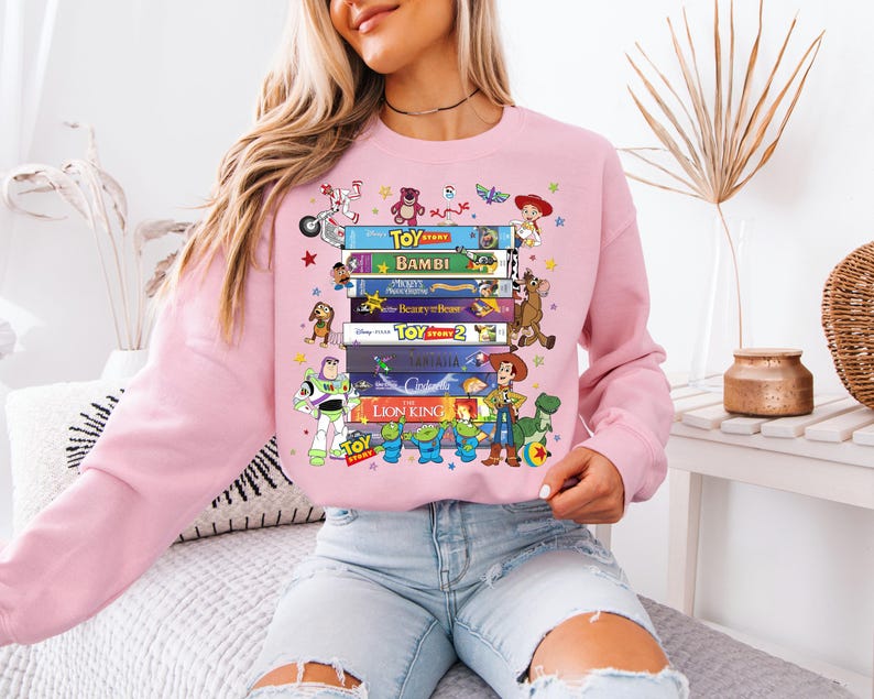 Disney All Characters Books Sweatshirt, Toy Sory And Lion King Library Shirt, Fantasy Bookish Club Sweater, Disneyworld Book Lover Gift Tee