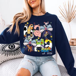 Toy Story Mama Shirt, Disney Mama Est 2026 Sweatshirt, Mother's Day Gift Tee, Woody Buzz Jessie Mom Sweater, Disneyland Family Trip Tee