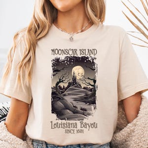 Moonscar Island Shirt, Retro Cartoon Halloween Movie T-shirt, Zombie Island Sweatshirt, Vintage Halloween Gift Hoodie, 90s Nostalgia Tee