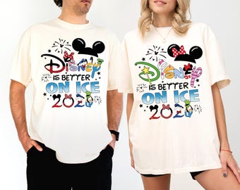 Disney Is Better On Ice 2026 Shirt, Mickey & Minnie On Ice Era Tee, Mickey On Ice Vacation Tee, Matching Family Tee, Disneyland Vacation Tee