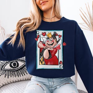 Disney Alice in Wonderland Queen of Hearts Shirt, Off With Their Heads T-shirt, Disney Girls Trip Hoodie, Disneyland Family Matching Gift