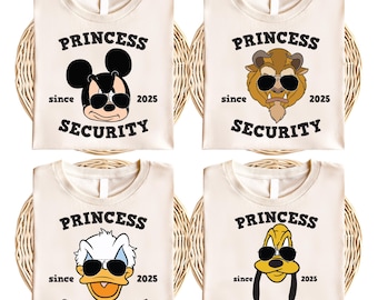 Disney Princess Security Shirt, Mickey & The Beast Shirt, Disney Dad Tee, Fathers Day Tee, Disney Trip Shirt, Disneyland Family Vacation Tee