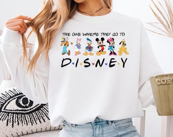 Disney Micky und Freunde Shirt, Disney Squad Sweatshirt, Disney 2026 Shirt, Disney The One, wohin sie gehen, Shirt, Disneyland Urlaub Shirt