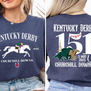 Kentucky Derby 2025 Shirt, 151st Run For the Roses Sweatshirt, Horse Racing Lover Shirt, Kentucky Race Weekend Shirt, 2025 Derby Tee