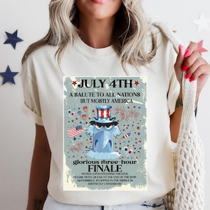 Patriotic Sam Eagle 4th of July Shirt, Salute to All Nations But Mostly America T-shirt, 4th of July Fireworks Family Celebration Sweatshirt