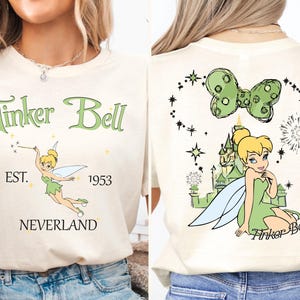 Disney Princess Tinker Bell Shirt, Disney Fairy Magical T-shirt, Tinker Bell 1953 Neverland Hoodie, Peter Pan Tee, Disneyland Girls Trip Tee