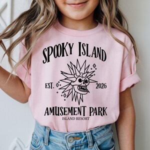 Spooky Island Shirt, Retro Cartoon Halloween Movie T-shirt, Spooky Island Disco Skull Sweater, Retro Halloween Gift Tee, 90s Nostalgia Tees