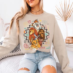 Retro 90's Lion Kİng Sweatshirt, Disney Animal Kingdom Shirt, Hakuna Matata Matching Sweater, Timon Pumbaa Nala Toddler Tee, Disneyland Trip