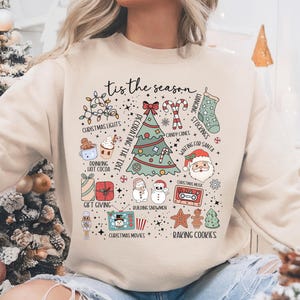 Dit is het seizoen Mexicaanse kersttrui, Mexicaans kersteten shirt, Merry Christmas hoodie, Xmas Pan Dulce T-shirt, Xmas Tamale Tee
