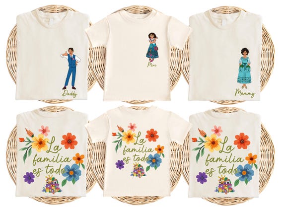 Custom Encanto Family Shirt, La Familia Es Todo Floral T-shirt, Encanto Madrigal House Hoodie, Isabella Maribel Tee, Disney Family Trip Tees