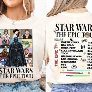 Star Wars The Epic Tour Shirt, Star Wars Darth Vader Shirt, Anakin Skywalker Shirt, Galaxy&#39;s Edge Shirt, Disneyland Family Vacation Shirt