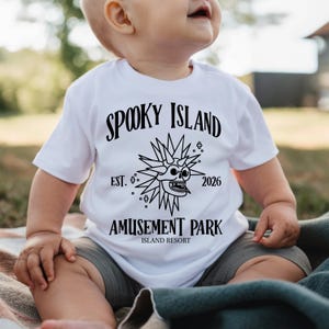 Spooky Island Shirt, Retro Cartoon Halloween Movie T-shirt, Spooky Island Disco Skull Sweater, Retro Halloween Gift Tee, 90s Nostalgia Tees