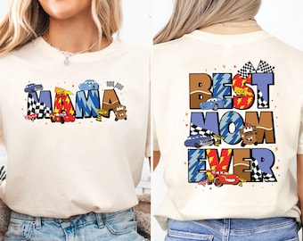 Disney Best Mom Ever Shirt, Mother's Day T-shirt, Disney Cars Sweatshirt, Lightning McQueen Hoodie, Mother's Day Tee, WDW Moms Vacation Tees