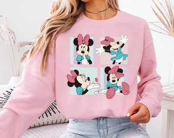 Disney Minnie Sweatshirt, süßer Minnie Hoodie, Disney Mädchen Reise Pullover, Disney Besties Sweat, Disneyland Urlaub T-Shirt, Disney 2026 Reise T-Shirt
