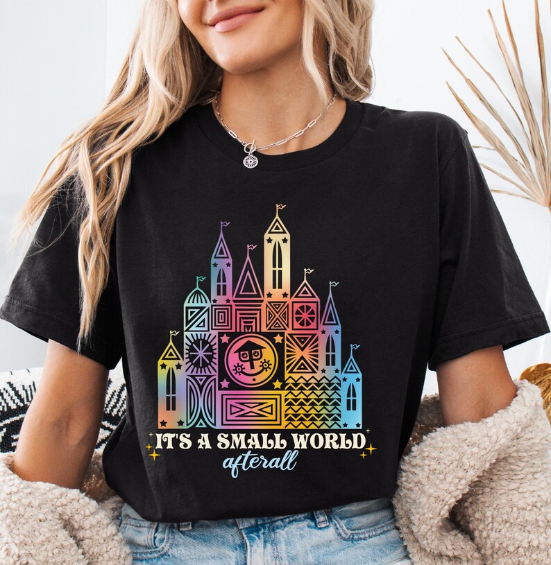 Disney Magical Castle Shirt, It's A Small World Afterall T-shirt, WDW Vacation Sweatshirt, Magic Kingdom Tee, Disneyland 2025 Vacation Tees