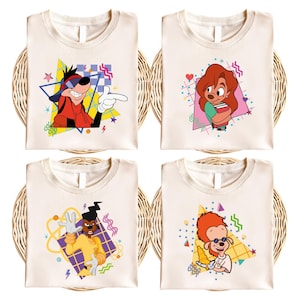 Retro 90s Disney Goofy Movie Sweatshirt, Goofy Max Roxanne Powerline Bobby Hoodie, Disneyland Matching Family Shirt, Magic Kingdom T-shirt